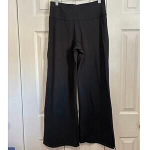 Pact Organic Black Wide Leg Stretch Minimalist Comfort Leggings Size Medium